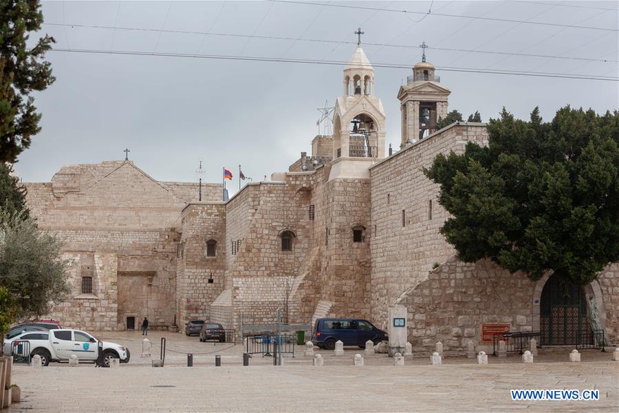 MIDEAST-BETHLEHEM-COVID-19