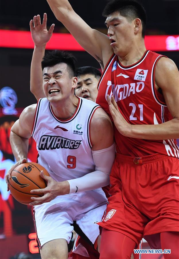 （SP）中国-青岛-篮球-CBA联赛深圳-青岛（CN）