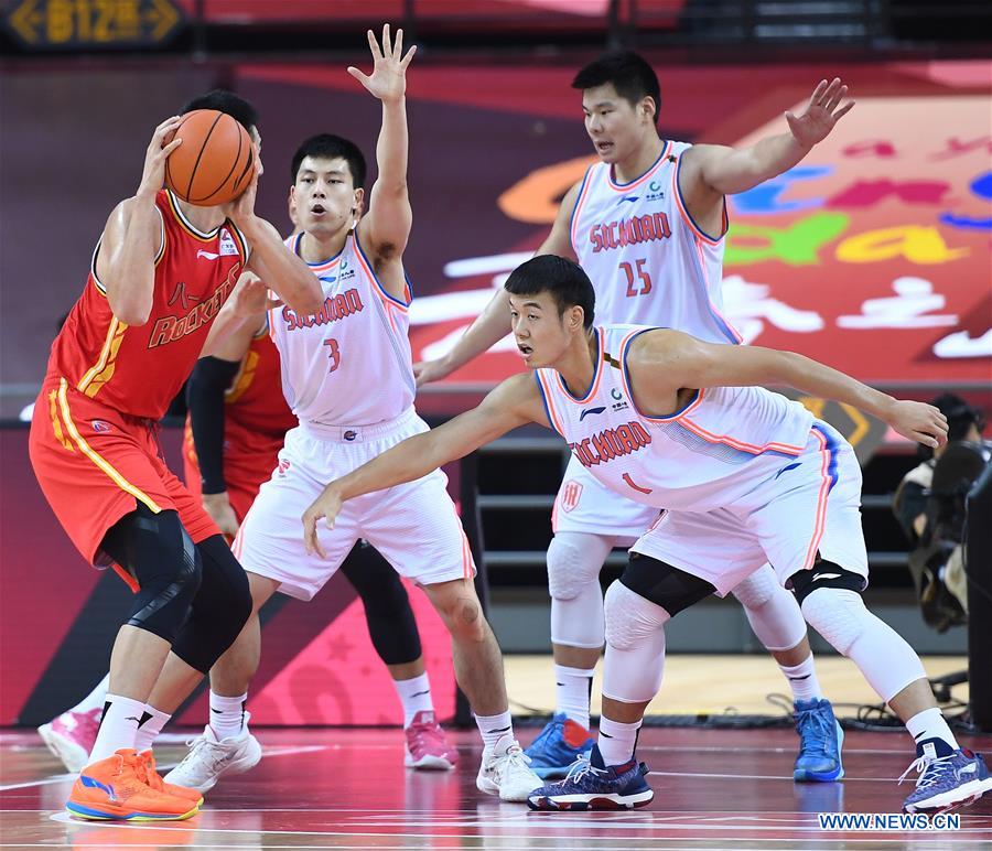 （SP）中国-青岛-篮球-CBA联赛-四川VS巴伊（CN）